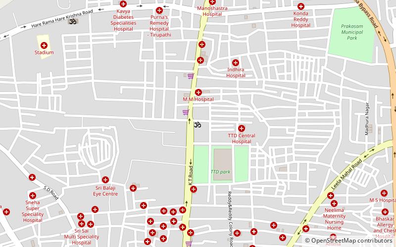 vardaraja swamy temple tirupati location map