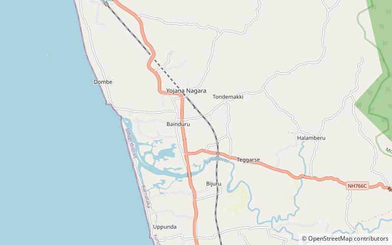 baindur location map