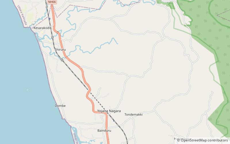 Sharavathi LTM Wildlife Sanctuary location map