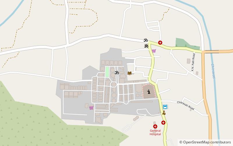 sri gayatri temple puttaparthi location map