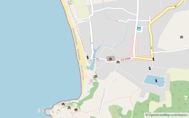 Gokarna Beach location map