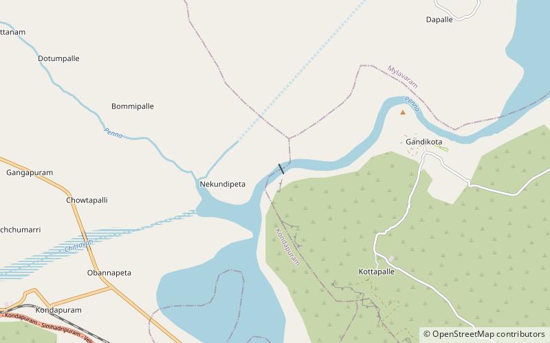 Galeru Nagari Sujala Sravanthi Project location map