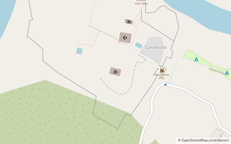 madhavaraya temple gandikota location map