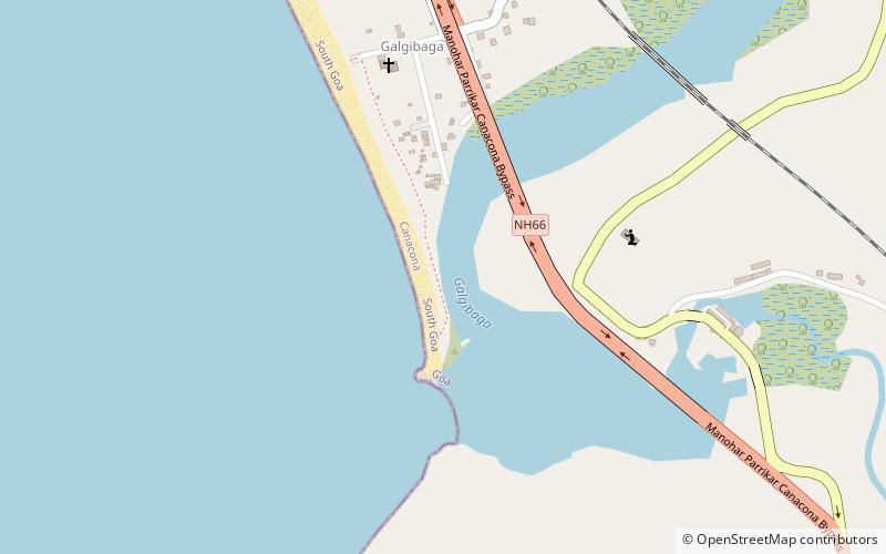 galgibaga beach location map