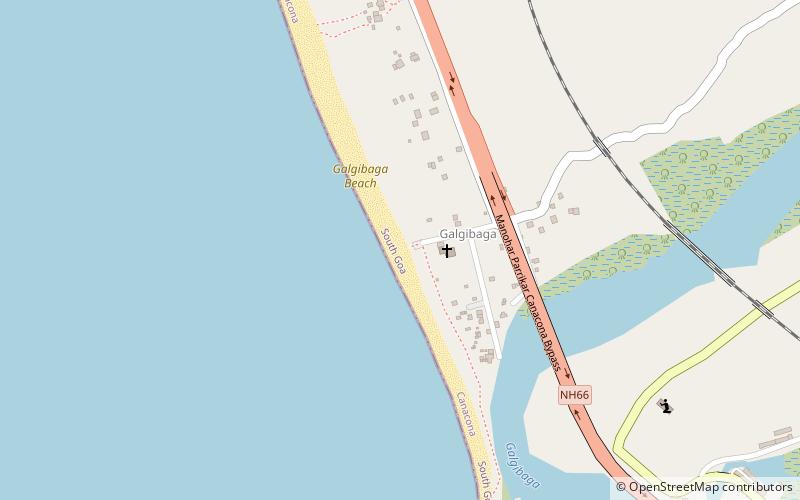 galjibag beach location map