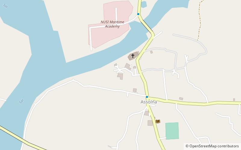 Assolna location map