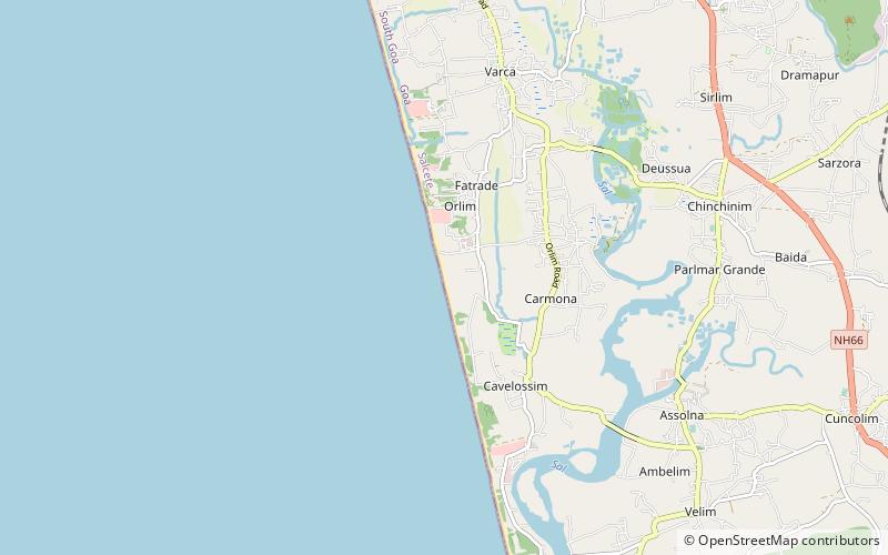 zalor beach carmona location map
