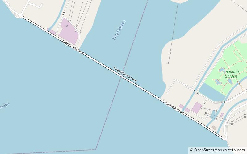 Barrage de Tungabhadra location map