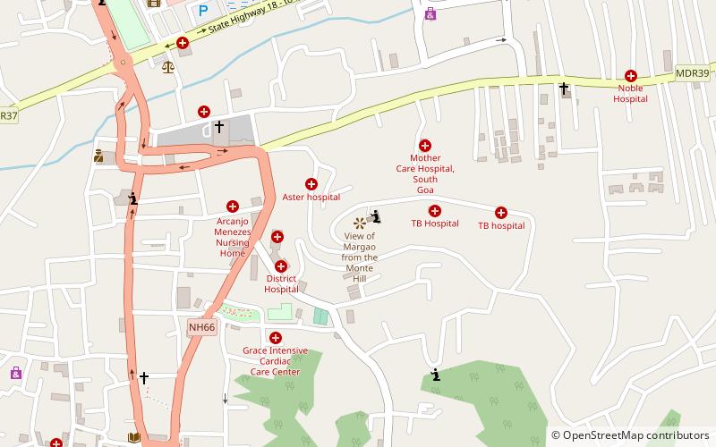 monte hill chapel margao location map