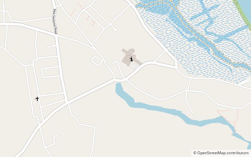 Rachol Fort Gate location map