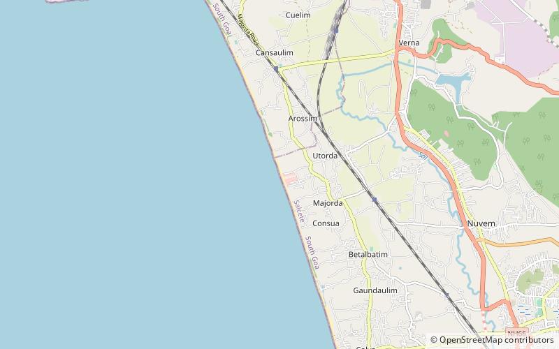 marjoda beach location map