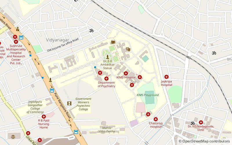 Karnataka Institute of Medical Sciences location map