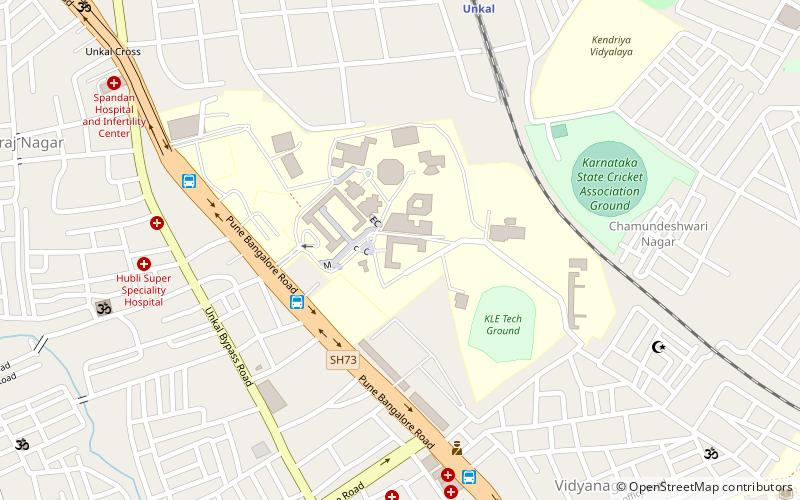 KLE Technological University location map