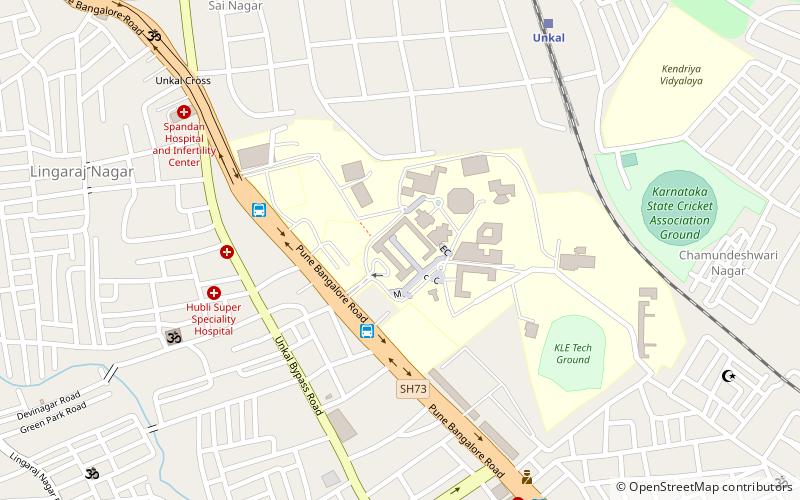 KLE Technological University location map