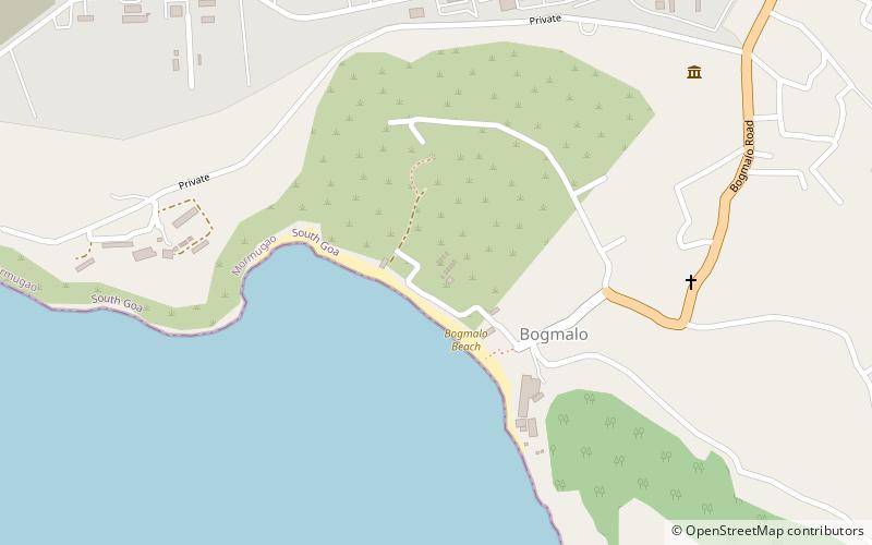 Bogmalo location map