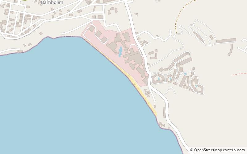 Bambolim Beach location map