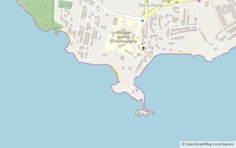 dias beach panaji location map