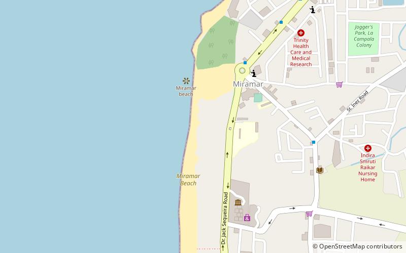 Miramar Beach location map