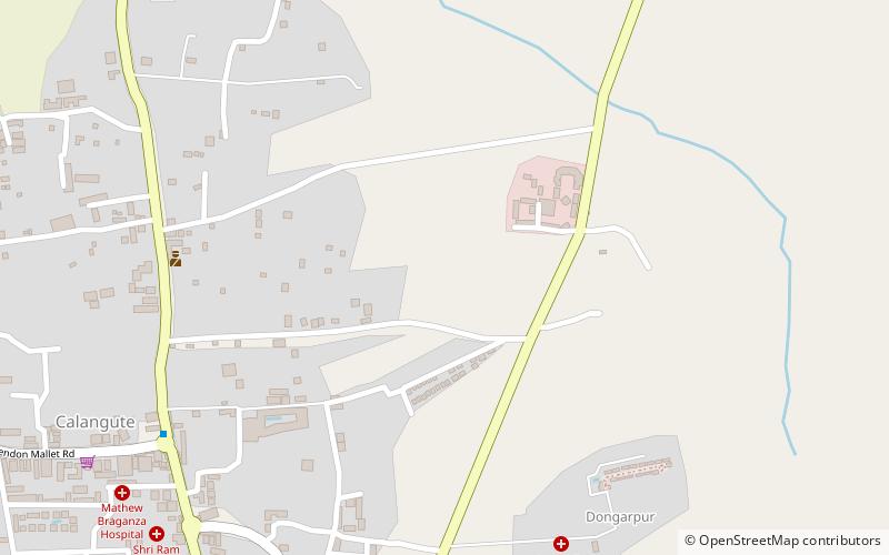 Saligao location map