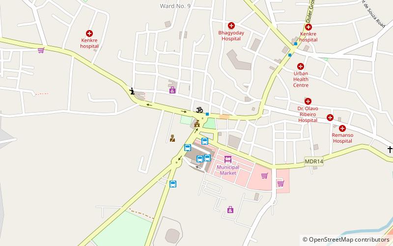 hanuman natya graha mapusa location map