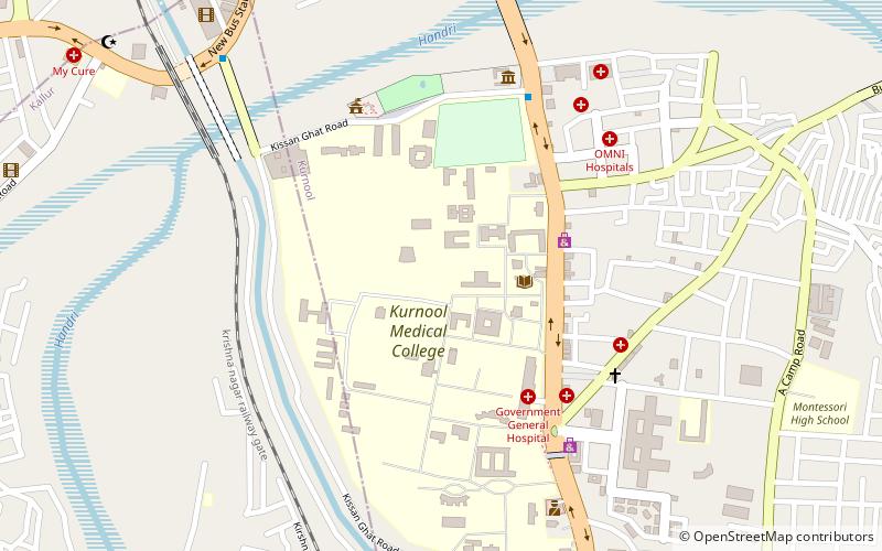 Kurnool Medical College location map