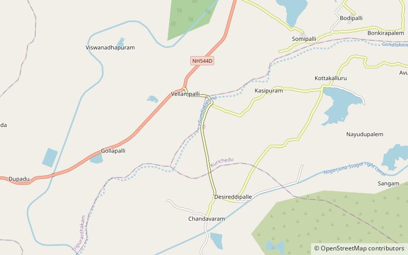 Chandavaram Buddhist site location map