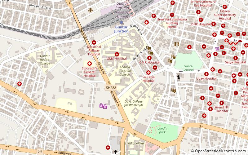 Andhra Christian College location map