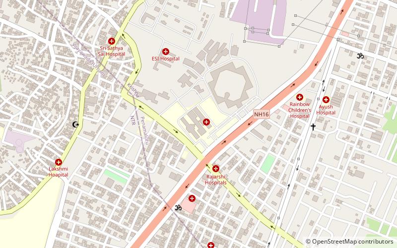 Dr. NTR University of Health Sciences location map