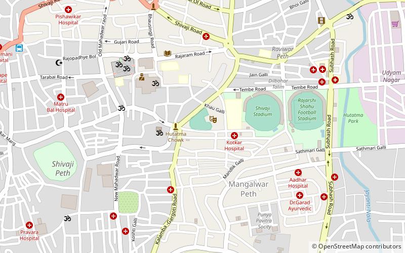 khasbag wrestling stadium kolhapur location map