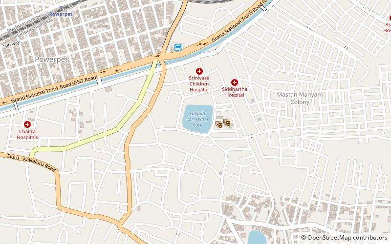 Eluru Buddha Park location map