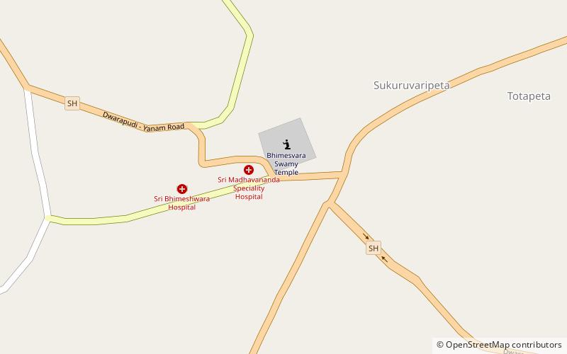 Draksharama location map