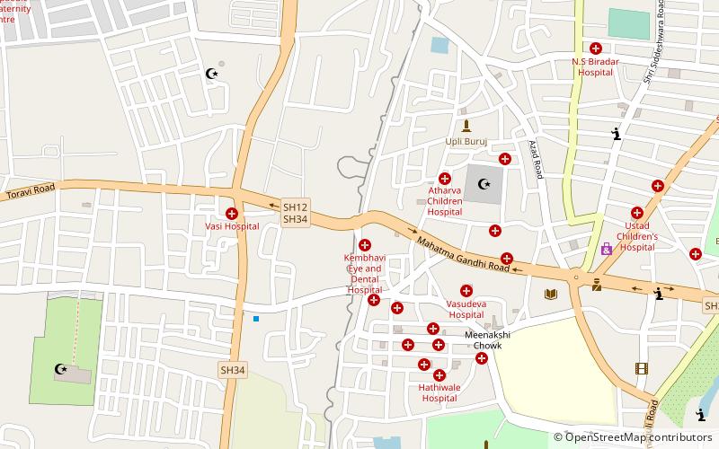 statue bijapur location map