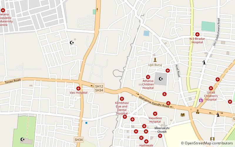 malik e maidan bijapur location map