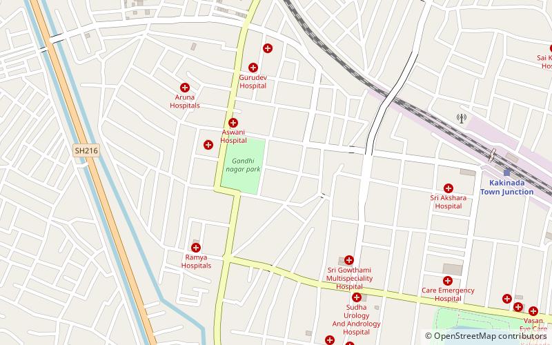 park kakinada location map