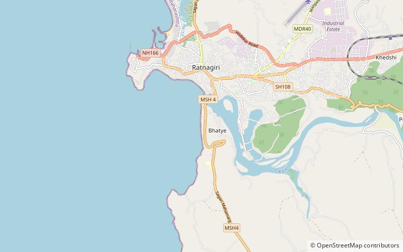 Bhatye Beach location map