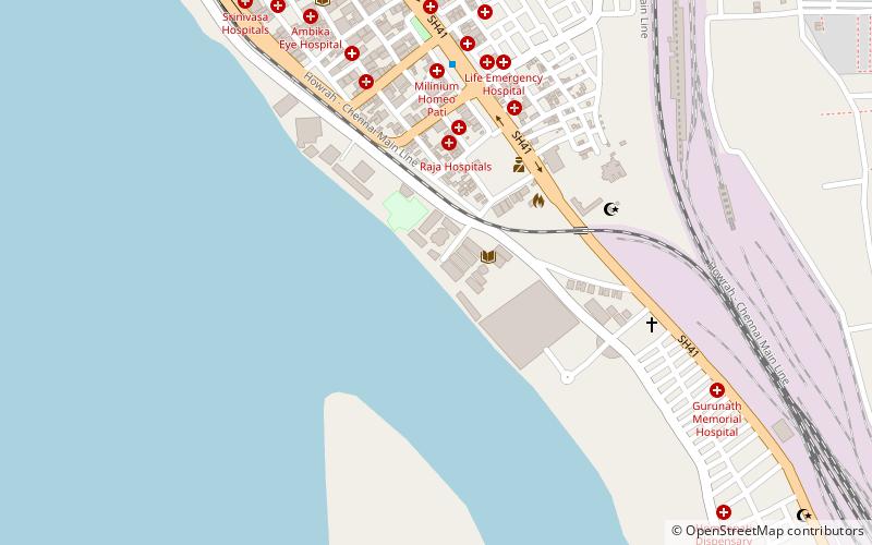 gowthami ghat rajahmundry location map