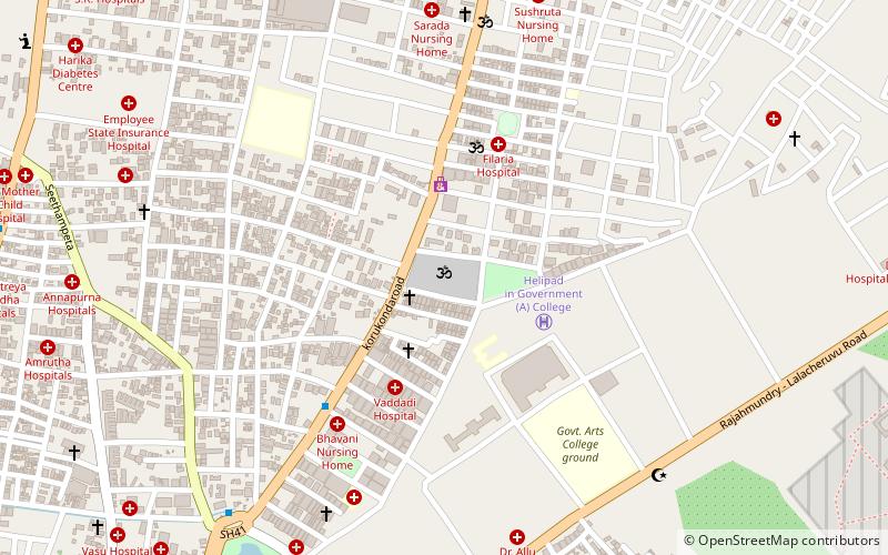 ramakrishna math and mission rajahmundry location map