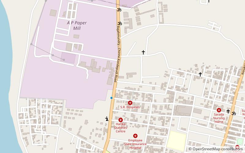 rajiv gandhi degree college rajamandri location map