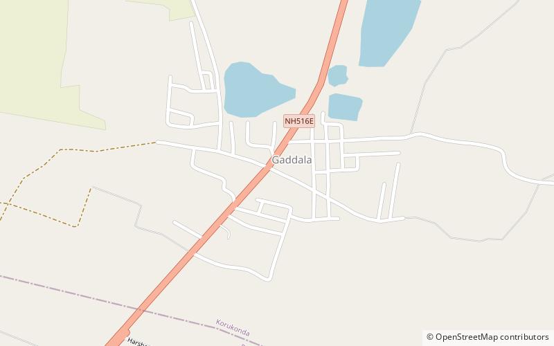 Gadala location map
