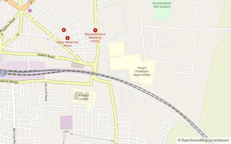 pda college of engineering gulbarga location map