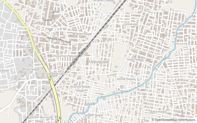 uppuguda mmts station hajdarabad location map