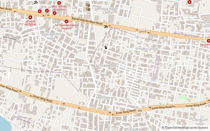 karmanghat hyderabad location map