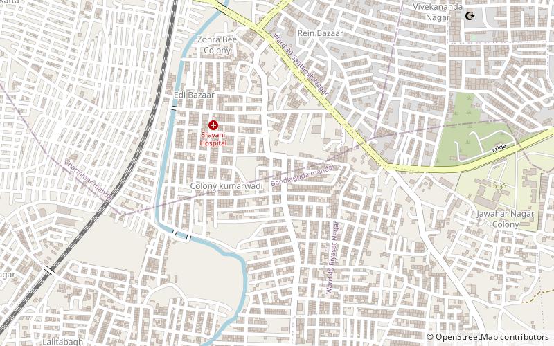 edi bazar hyderabad location map