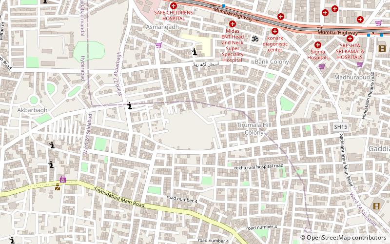 Raymond's Tomb location map
