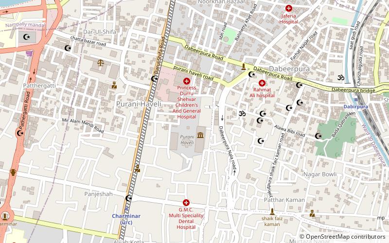 H.E.H The Nizam's Museum location map