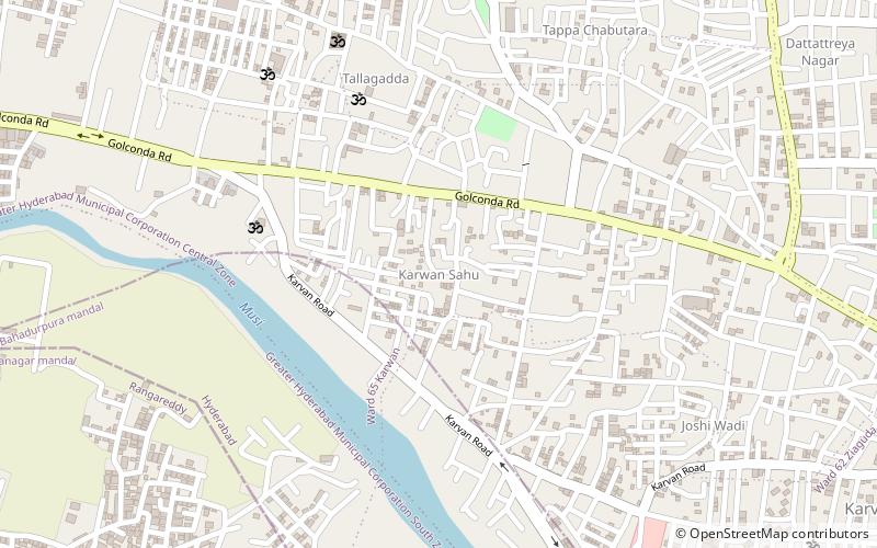 karwan hajdarabad location map