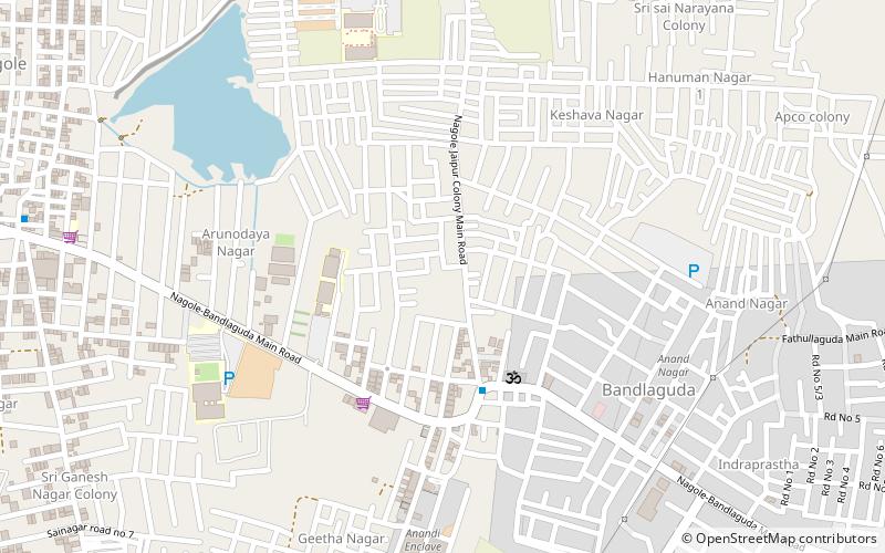 nagole location map