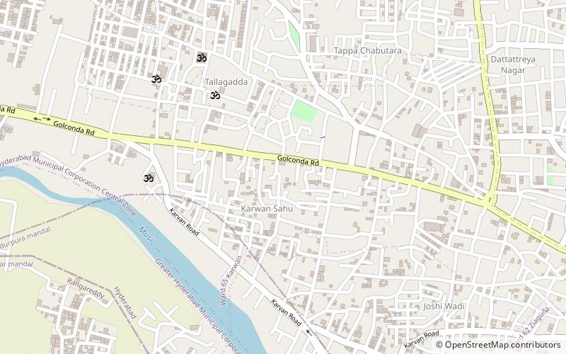 tolichowki hajdarabad location map