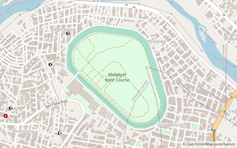 Hyderabad Race Club location map