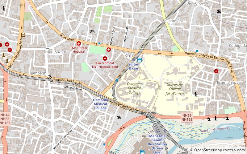 sultan bazar hyderabad location map